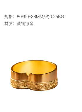 房朱炳仁铜马有上金烟灰缸摆马上有金公件办室书高级感日常送礼