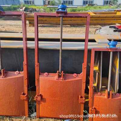 现货闸一体式铁闸门铸道河沟铸机铁渠闸门螺杆IFC式启闭机