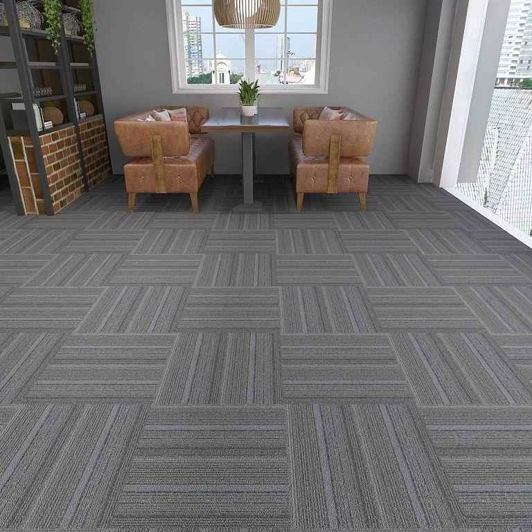 满铺地办公室PDD10240拼接方房块地毯间商用工程台球厅写字楼加厚