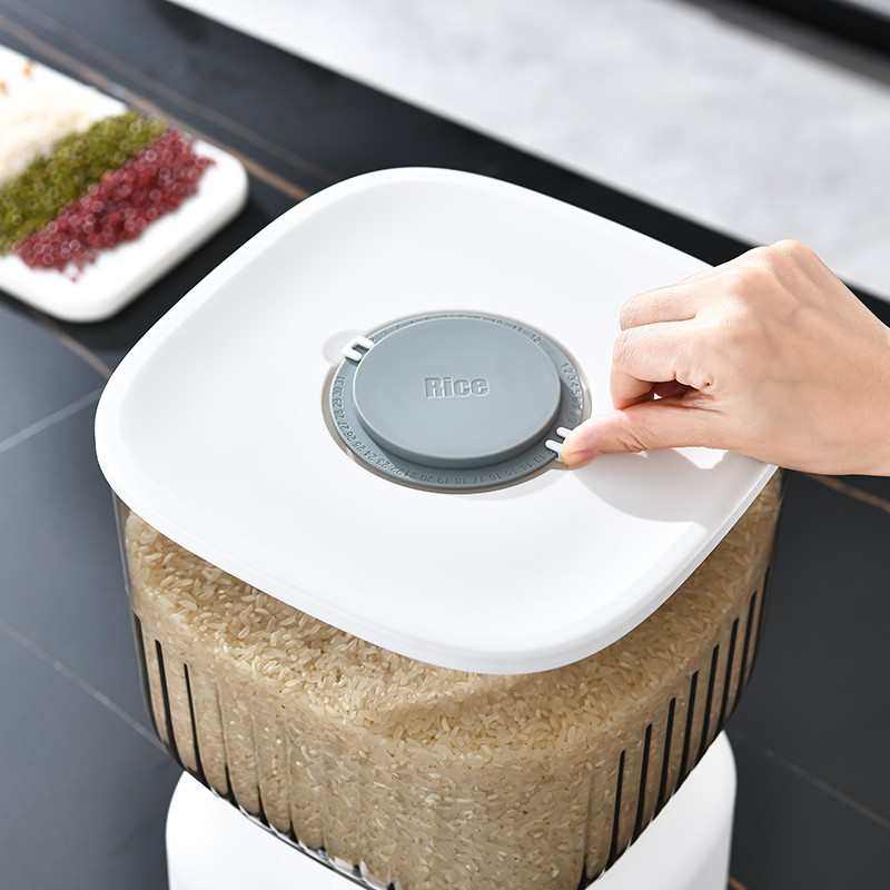 米桶10斤防潮密封防虫塑料家用食品级加厚高级感储物粮食储存罐,收纳整理,毛绒玩具收纳桶/箱,淘宝优惠券,粉丝福利购,淘宝优惠卷