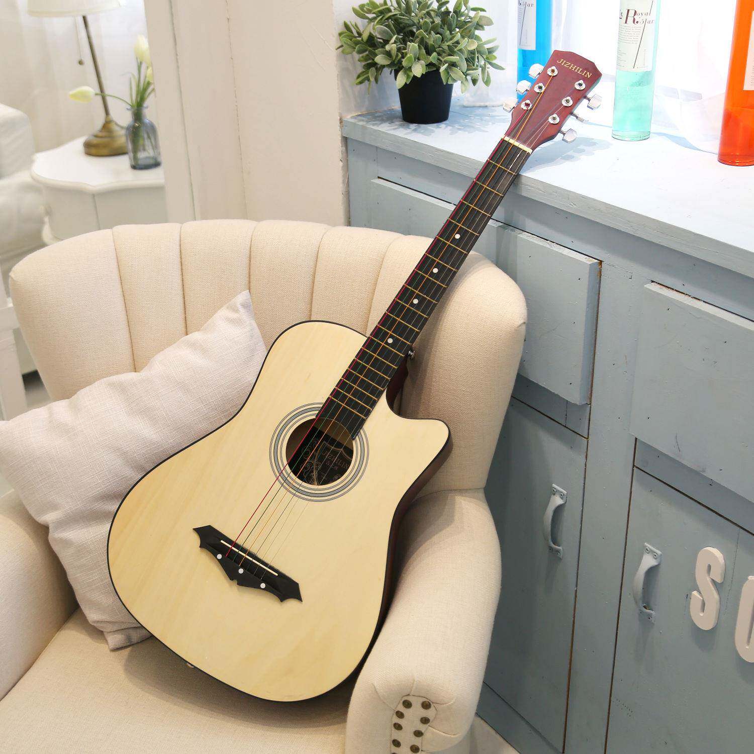 吉他初学者41寸民谣38寸木吉他新手入门成人练习吉它男女学生乐器