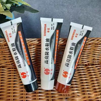 Shoe polish for black and brown leather shoes, genuine leath