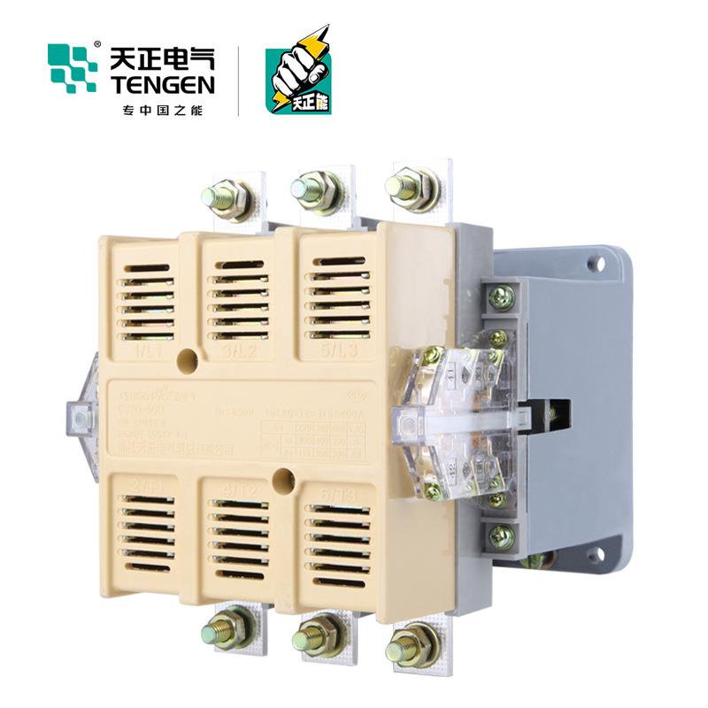 浙江天正电气CJ20-400A交流接触器220V380V大电流银触点