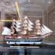 帆船模型摆件实木手工制作一帆风顺韦斯普奇号带灯装 饰品家居礼品