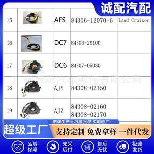 0221汽车配件适用于锐志双线 06120;84306 84306 0P010;84306