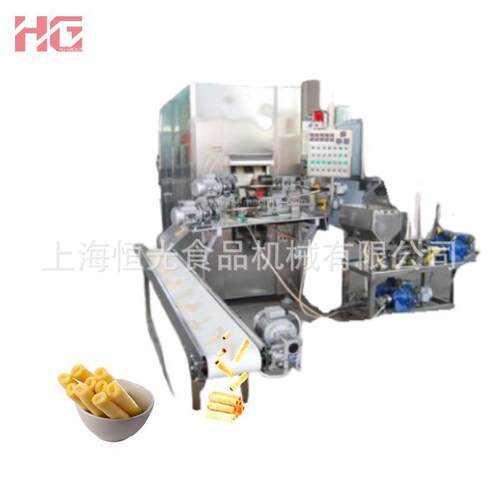 上海恒光全自动蛋卷机 商用蛋卷机 小型蛋卷机 电动蛋卷机 蛋卷生