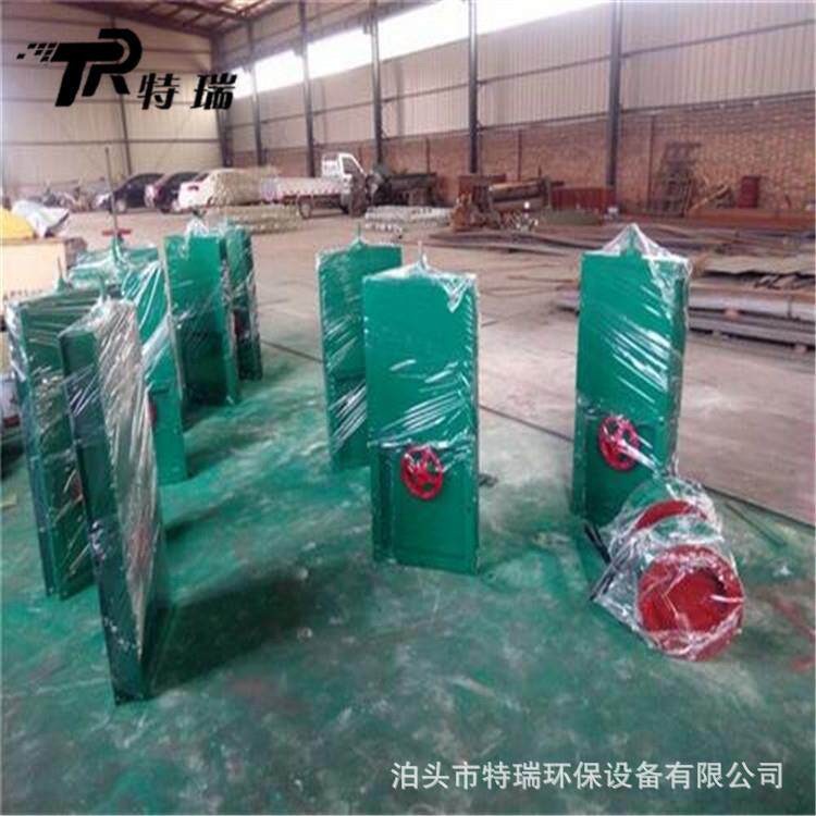 粉煤灰气力输送手动插板阀灰库300300气动转向切换阀耐温闸板阀门