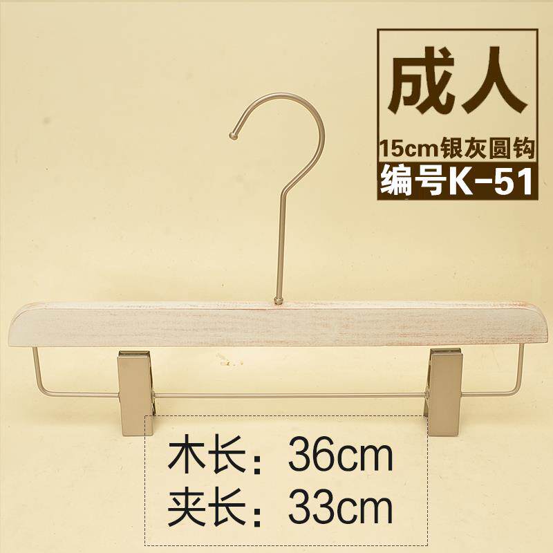 正品LOGO制水洗白做旧木衣成人女装实长钩白色服定装店架防滑木质