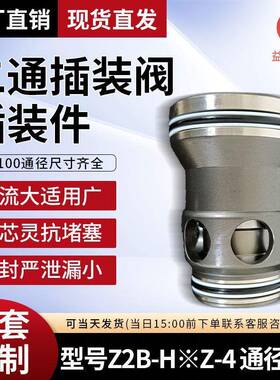 二通插装阀插装件Z2B-H※Z-4通径40厂家供应成套液压系统