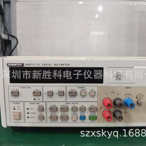 ADVANTEST爱德万 R6871E-DC 七位半台式数字万用表