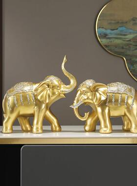 大象摆件酒柜装饰品摆件轻奢高档家居客厅高端大气上档次玄关摆设