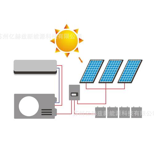 离网DC48V太阳能光伏空调12000BTU1.5HPAPP控制8小时解决方案