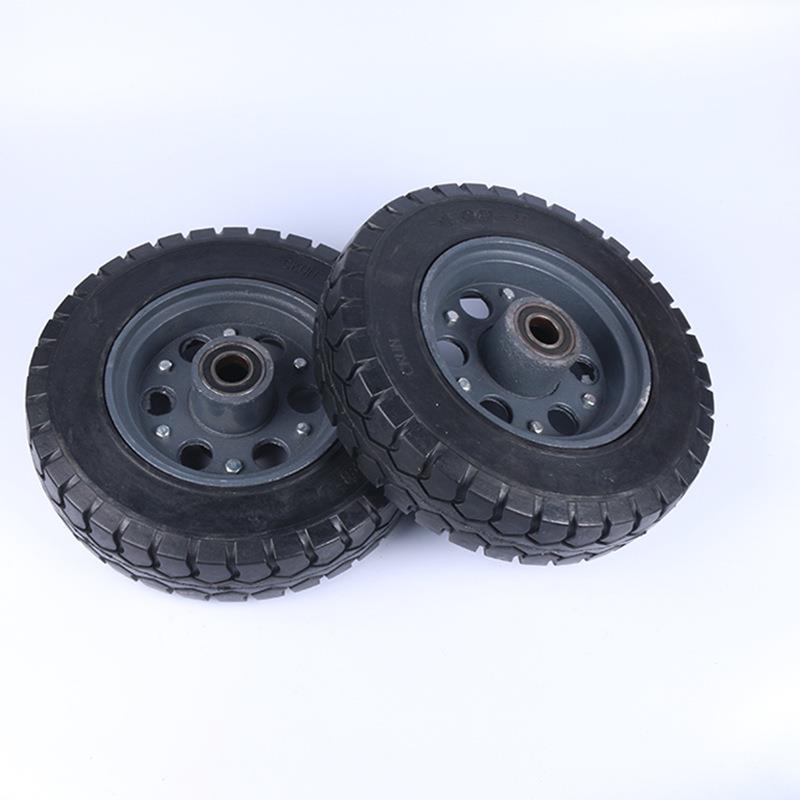厂家16寸400-8脚轮手推车工具车用脚轮 高负载16寸实心轮胎