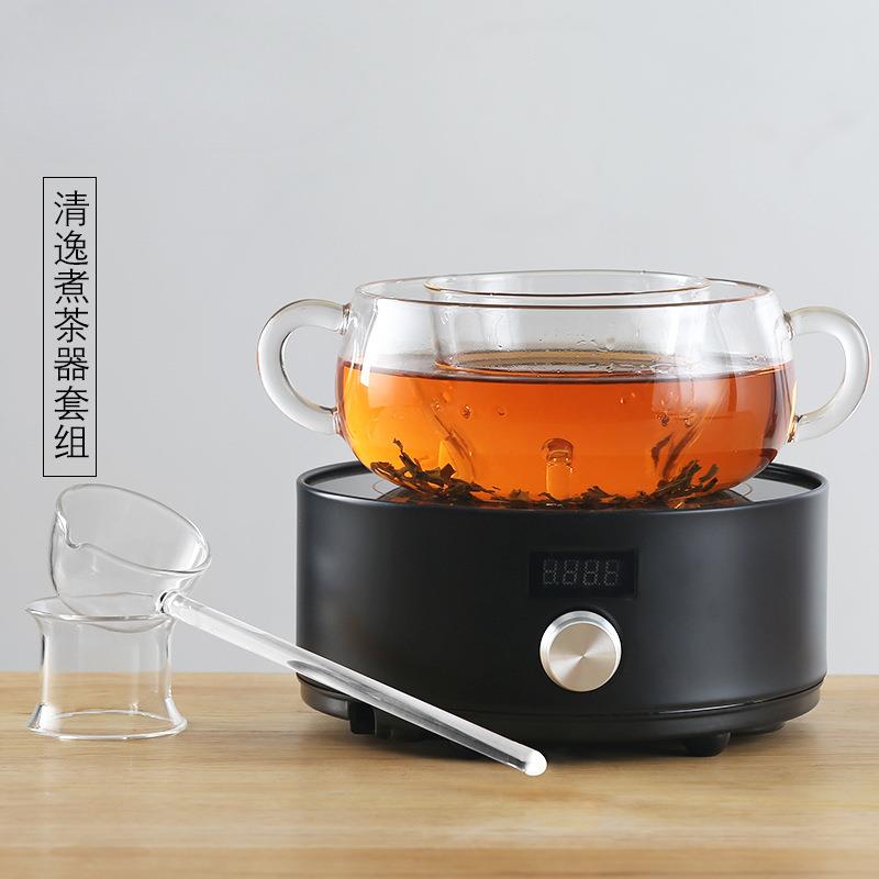 高电硼硅玻璃煮茶茶茶碗老茶黑茶煮茶F87MSJJ6器泡碗茶道陶炉分器