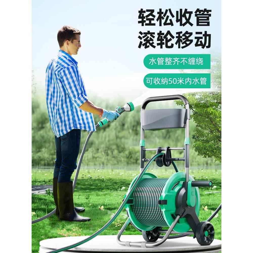 浇花管水管自水KEY动收管花园高浇花洗车管伸缩软管收压纳4分塑料