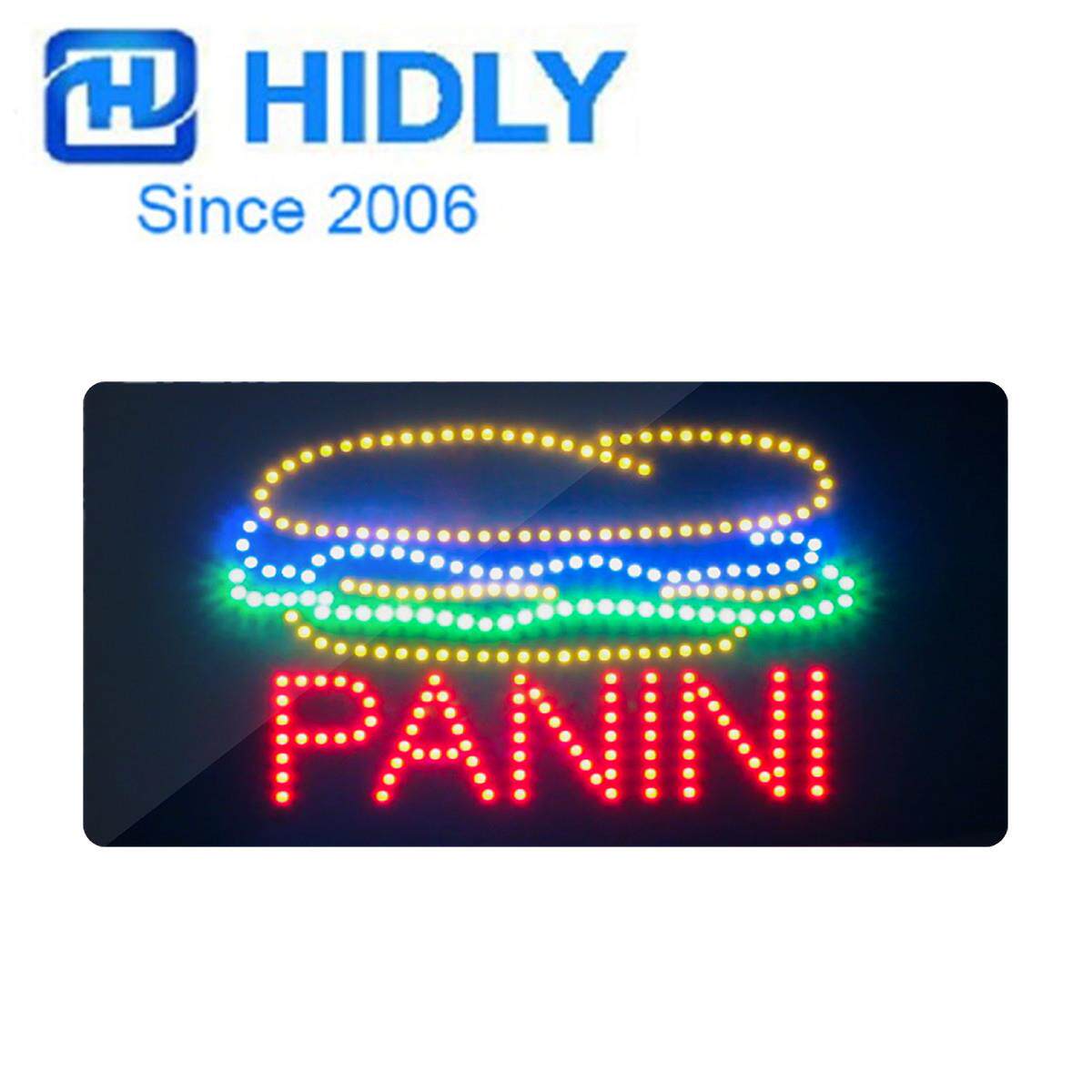 跨境出口意式三明治LED招牌24小时营业中招牌LED PANINI SIGN