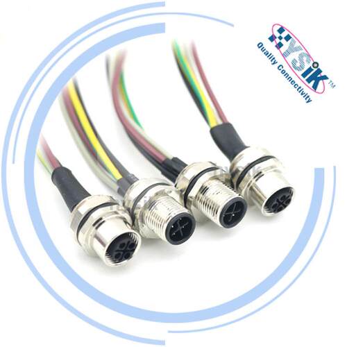 PS-FHM12KU3.002-0,2/M16/S5025 M12 S型3芯面板母头前锁带导线