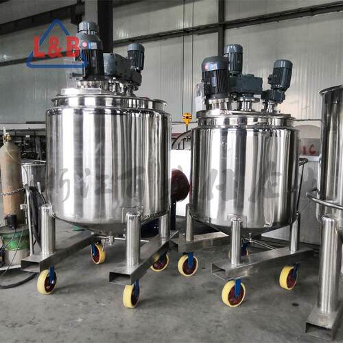 百力仕不锈钢电加热保温CMC混合搅拌罐 多功能移动搅拌罐