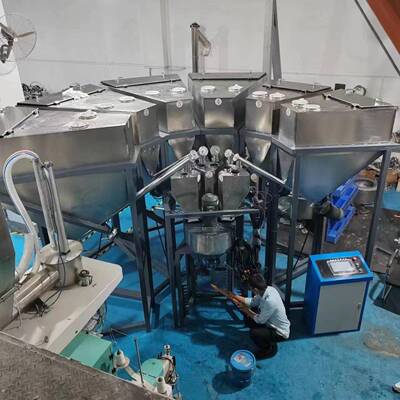 粉末涂料配料机配料误差小不串色无尘计量同时称配方机全自动变频