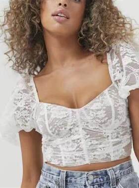 blouses dirndl white womens elegant neck square women for