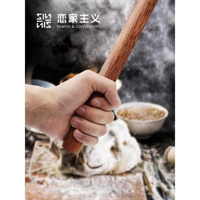 乌檀木擀面杖实木家用擀面条擀面棍烘焙工具商用擀饺子皮专用神器