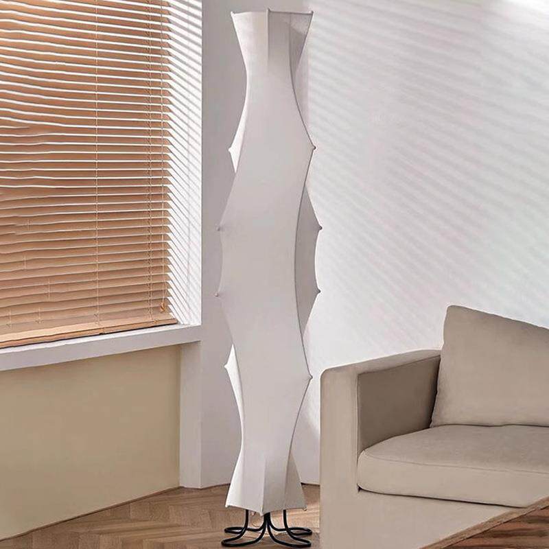 后现代简约客厅落地灯设计师个性创意书房门市蚕丝大型落地灯