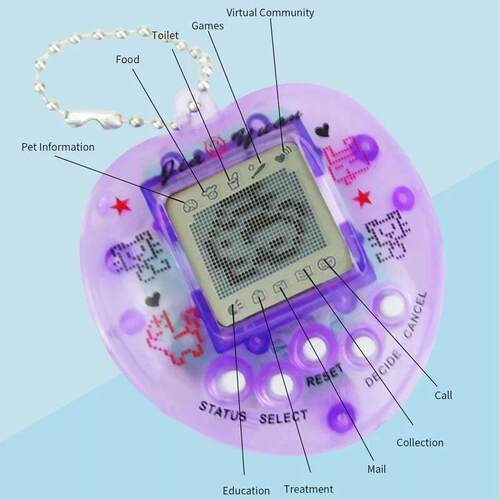 Virtual Pet Tamagotchi Tamagochi Toy in Russian Original Ger