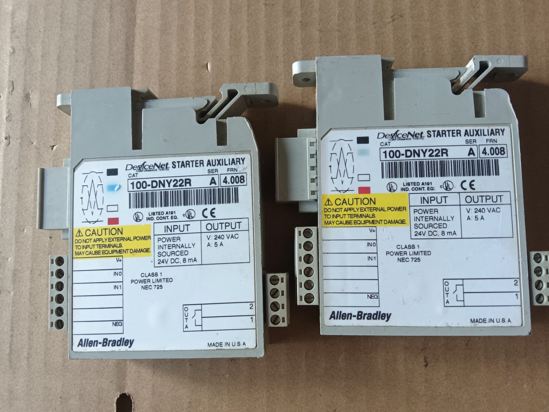 100-DNY22R 拆机件实物图包好 单价100