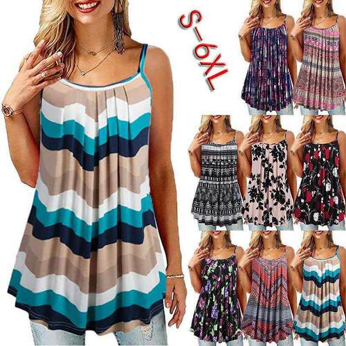 Large size women's large swing camisole 大码女装大摆吊带衫