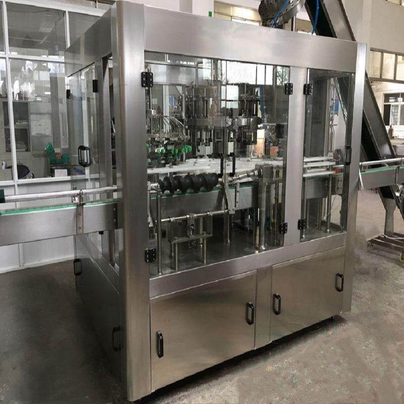 老汽水生产设备玻璃瓶装汽水生产线含气饮料自动灌装设备生产厂家
