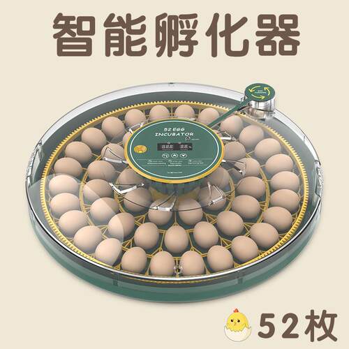 全自动52枚孵化器鸡蛋孵化设备智能孵化机工厂货源畜牧养殖雏鸡