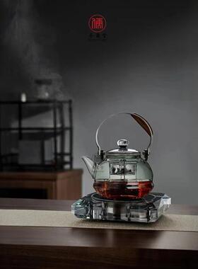 玻UUH璃煮壶火可明电陶炉2025新款围炉耐水高茶温提梁烧壶养生茶