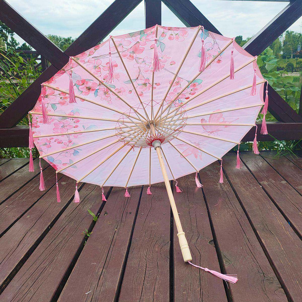 古风流苏伞汉服道具古代古装伞演出走秀伞旗袍摄影舞蹈油纸伞