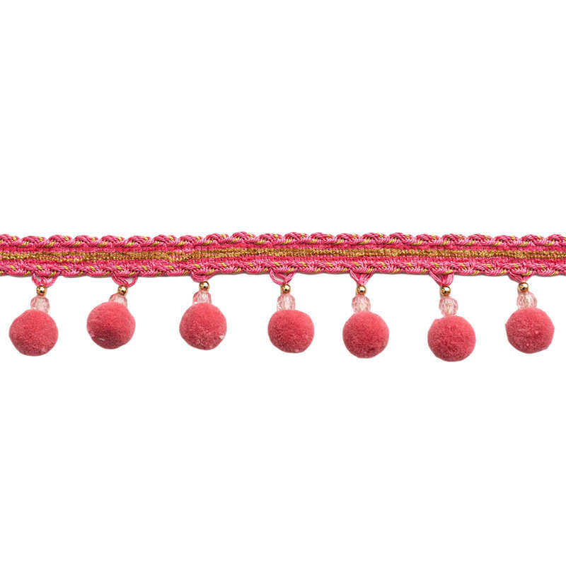 厂家直供 北欧宫廷风毛球窗帘花边 货源窗帘吊穗辅料花边批发,居家布艺,花边,淘宝优惠券,粉丝福利购,淘宝优惠卷