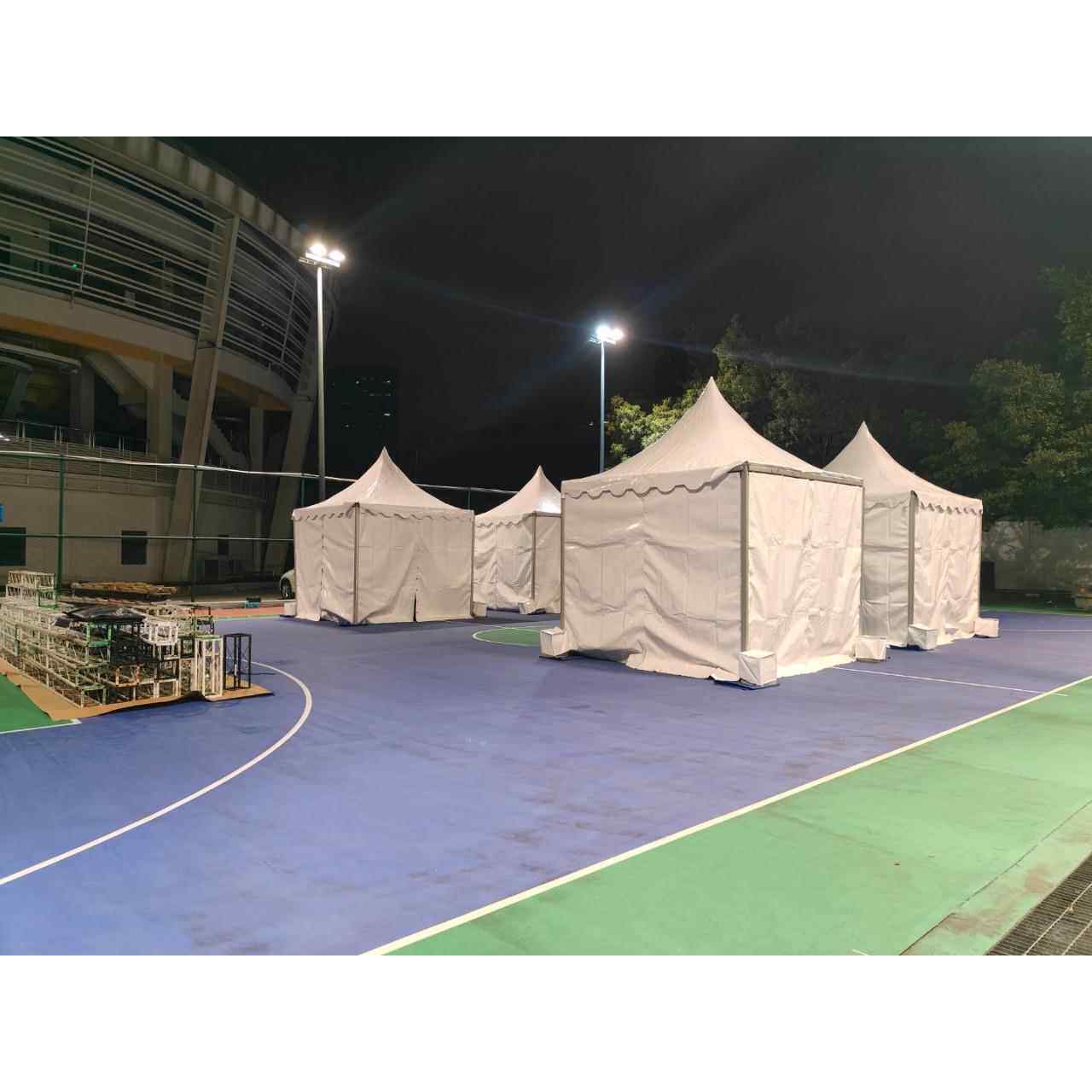 朗润欧式尖顶帐篷5x5m