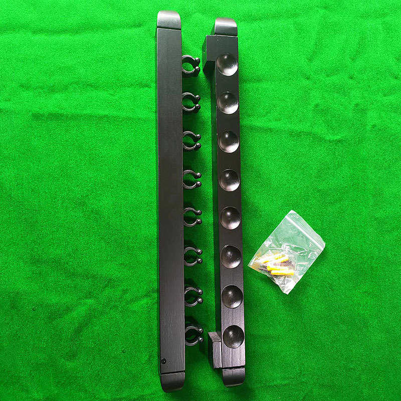 8孔实木球杆架台球杆架罗马架简易壁挂式球杆架桌球配件中式器材