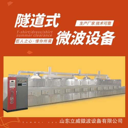 LW-40HMV隧道式白茶烘干机 连续式碧螺春杀青机 微波干燥设备