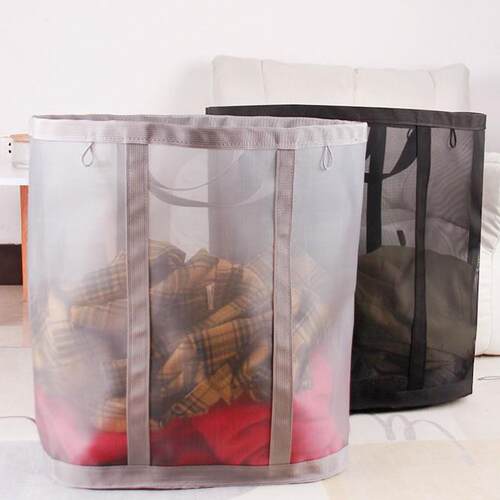 Foldable Wall-Mounted Dirty Laundry Bag for Home Use, Suitab