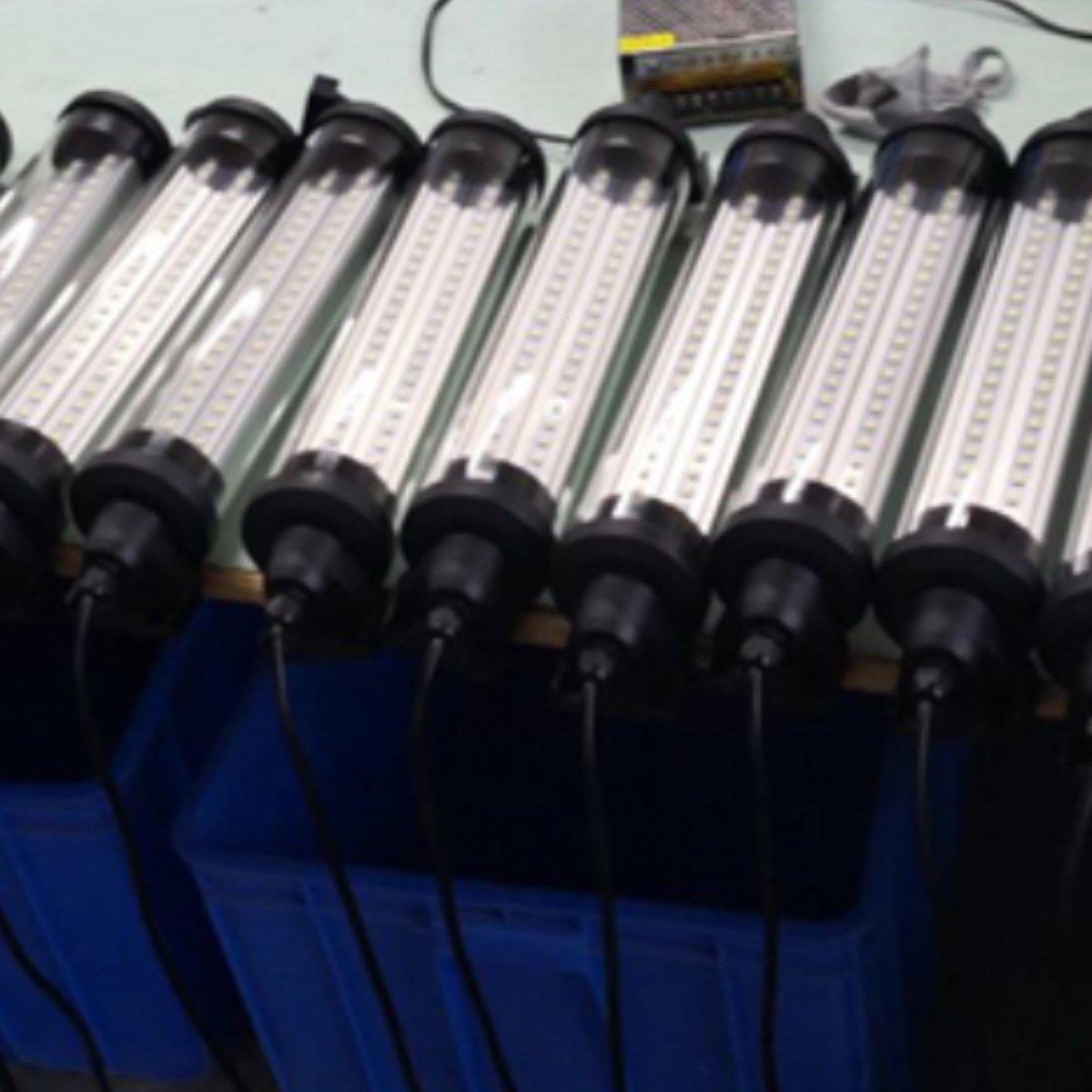 HNTD防水防爆灯LED三防机床照明节能灯12W220v数控车床防尘工作灯