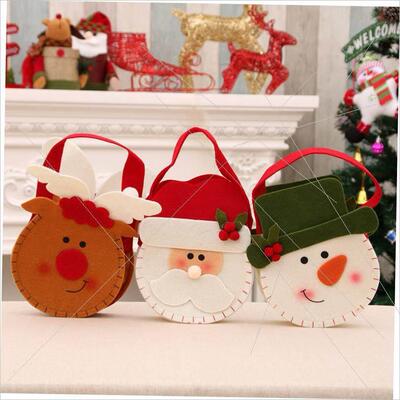 Christmas gift bag Candy bag Christmas apple bag耶诞节礼物袋