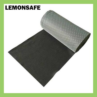 LEMONSAFE黑色防滑耐磨吸污毯防滑防渗漏工厂车间走廊专用毯WRL02