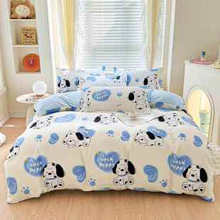 新款纯棉件式4100全棉床品套件被套2米x2.四23米2.x2.4m被罩220x2