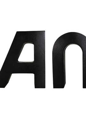 简约装饰品客厅玄关摆设现代书房桌面电视柜售楼处书档字母样板间