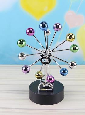 摩天轮永动天体仪 创意桌面办公居家装饰磁性摇摆器摆件立体