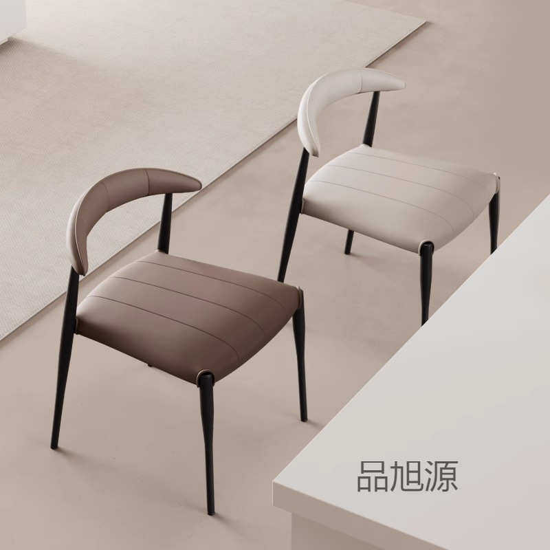 奶皮革创意椅凳设计师餐椅靠背咖啡厅茶店休闲北欧椅子艺西餐厅铁,住宅家具,餐椅,淘宝优惠券,粉丝福利购,淘宝优惠卷
