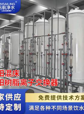 远航高纯水设备水处理设备阴阳混床设备离子交换器