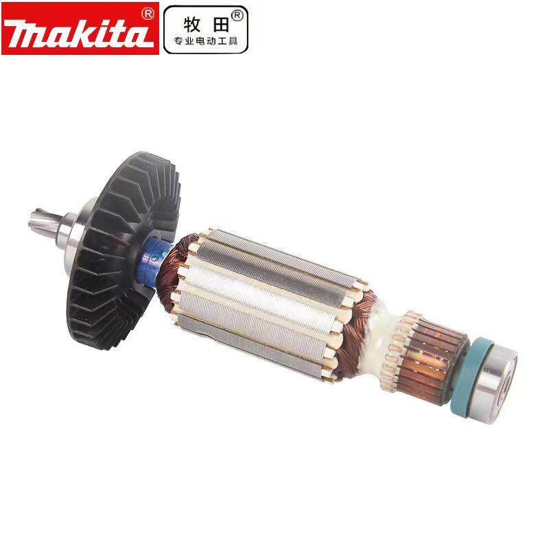 牧田轻型电锤M8700B转子M8701B转子定子碳刷握开关冲击钻电钻机壳