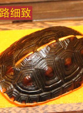 天然品完整乌4龟草龟壳龟UZZ具甲手精把件铜钱六爻摇卦算测6卦工