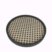 经典 手工编织木质首饰盒民宿展厅酒店样板间首饰盒摆件饰品