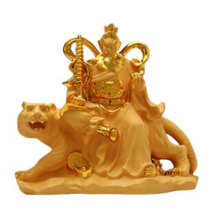 树脂工艺品骑虎赵公明财神摆件店铺家用供奉武神像招财利市开业礼
